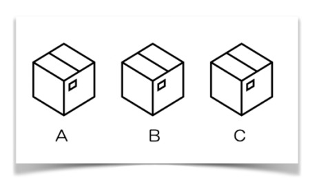 ３つの箱